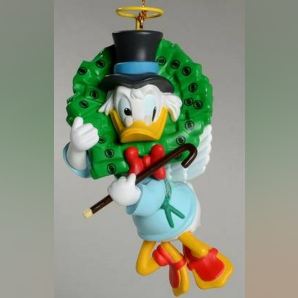 Scrooge McDuck A Christmas Carol Grolier Magic Disney Ornament with Box